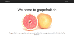 Desktop Screenshot of grapefruit.ch
